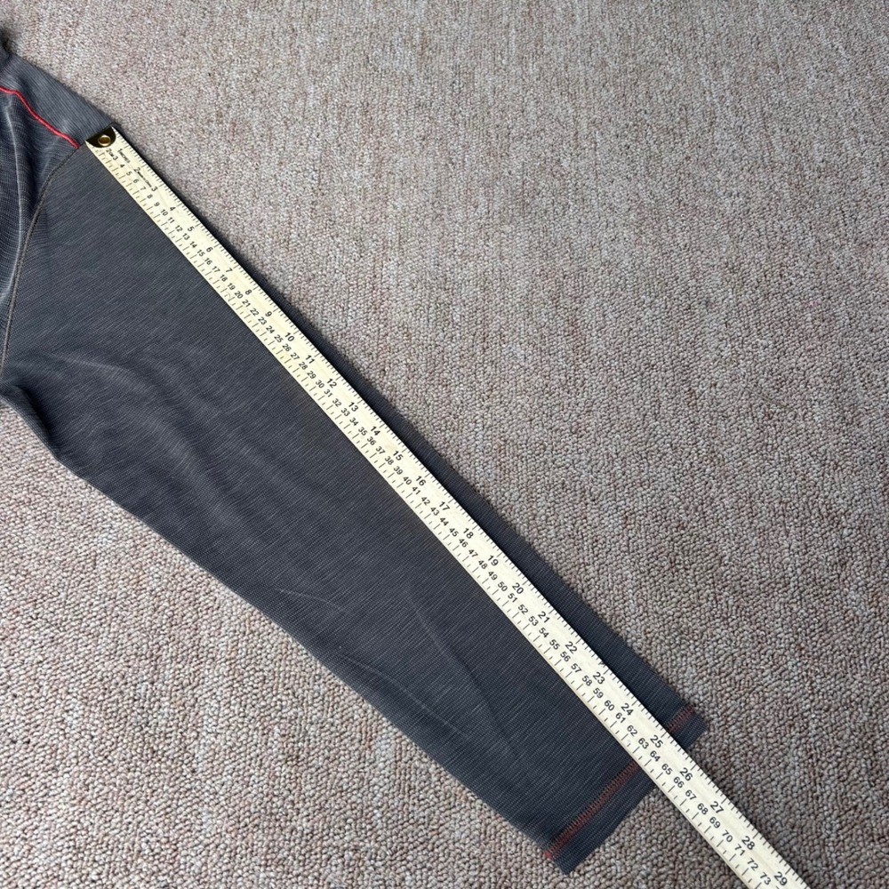 Tommy Bahama Mens XL Gray Textured Long Sleeve Crewneck Contrast Stitch Shirt - Picture 9 of 10